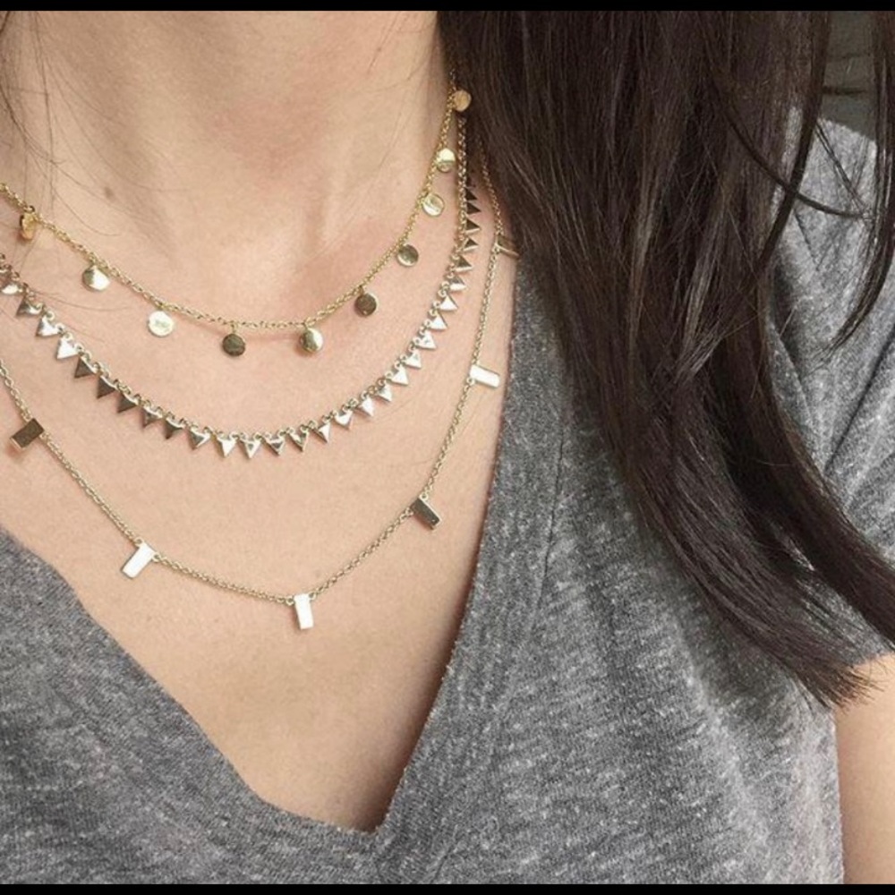 Triangle necklace